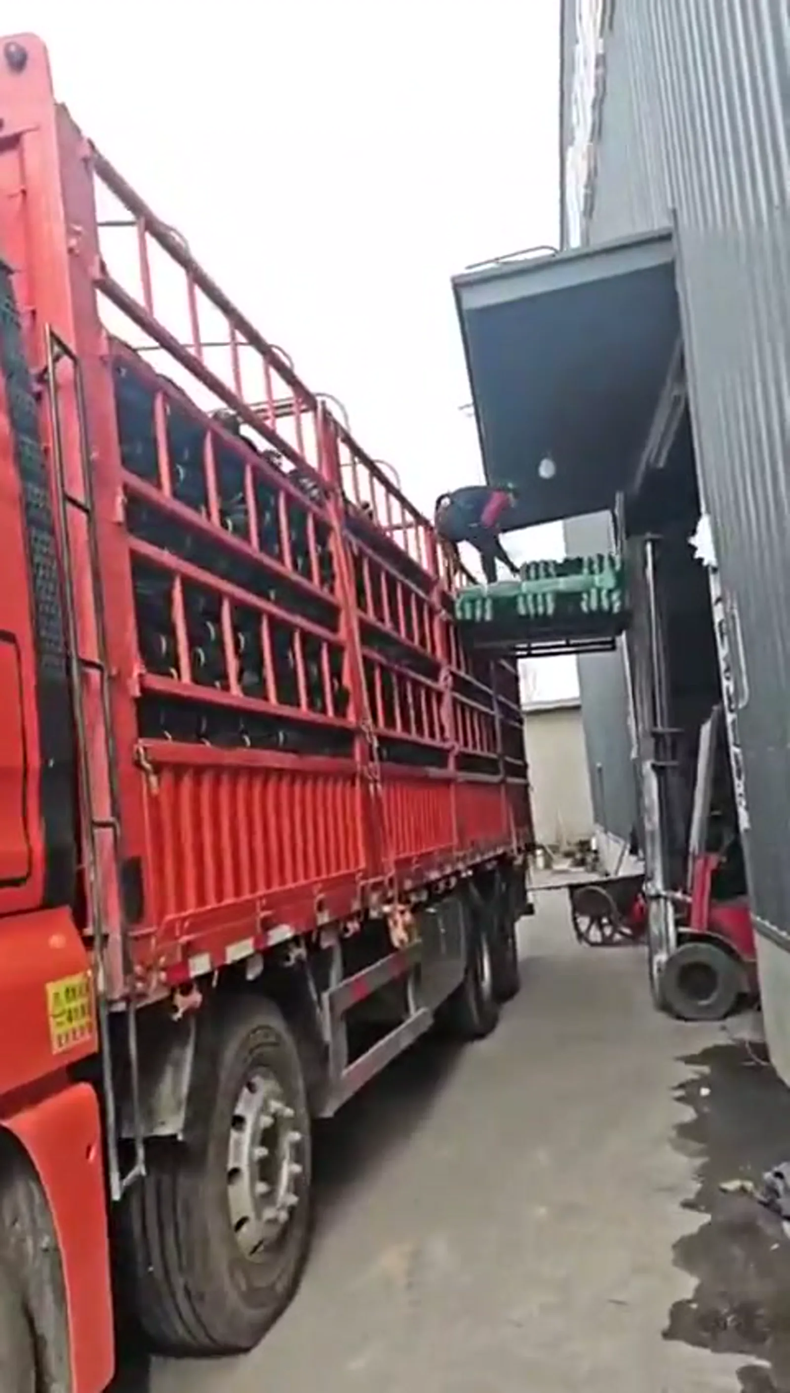 Materials prepared for loading